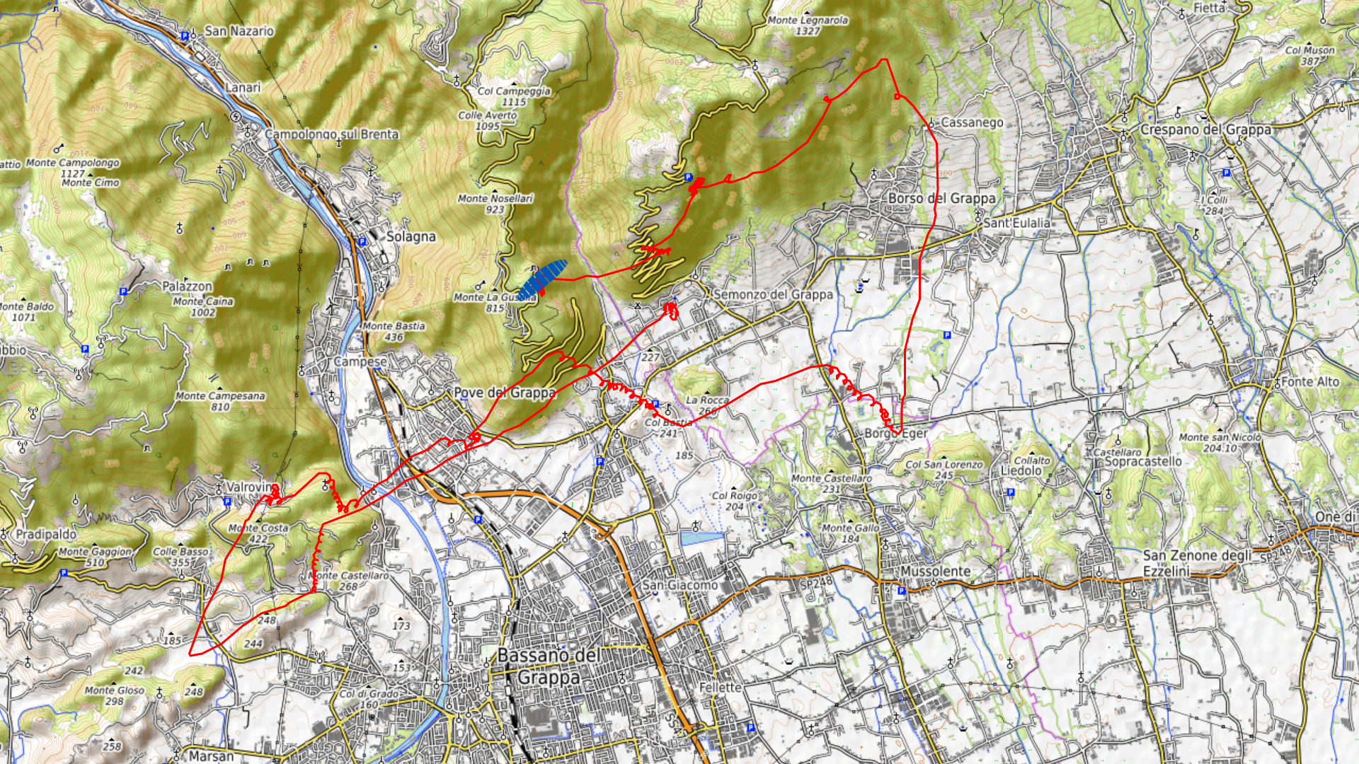 You are currently viewing Paragliding on Mount Grappa, Italy on 16.04.2022